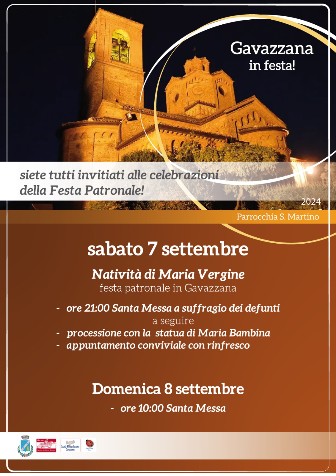 Festa Patronale della Natività della Beata Vergine Maria Parrocchia San Martino Gavazzana